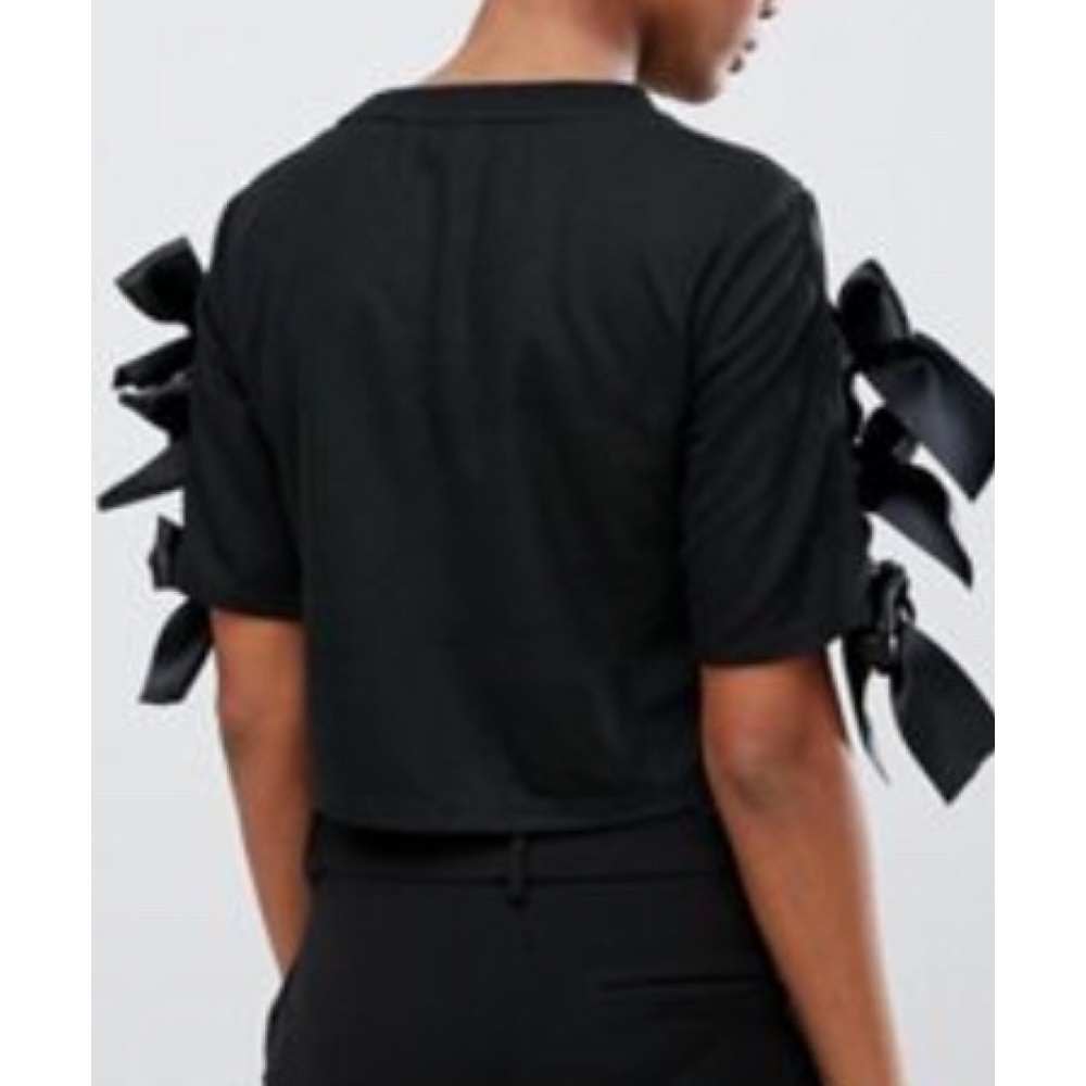 ASOS Ziztar Cinderella's Magic Ribbon Top w/ Bow - Picture 3 of 6